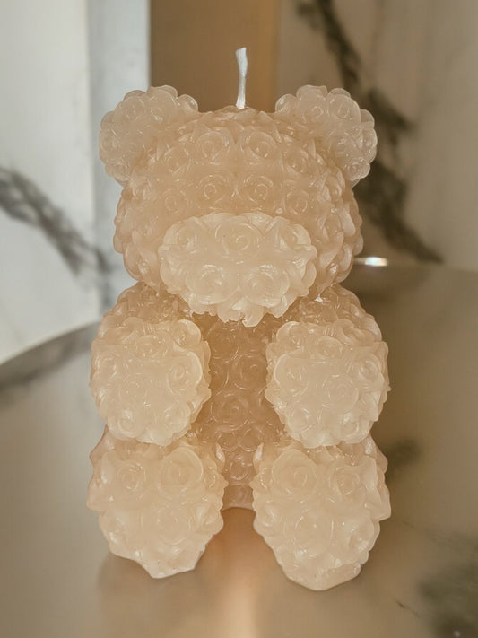 Rosebamse Kremhvit
